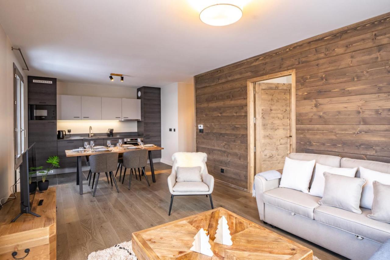 Perle Blanche - Brand New 2 Bedroom Apartment Perfectly Located Chamonix Bagian luar foto