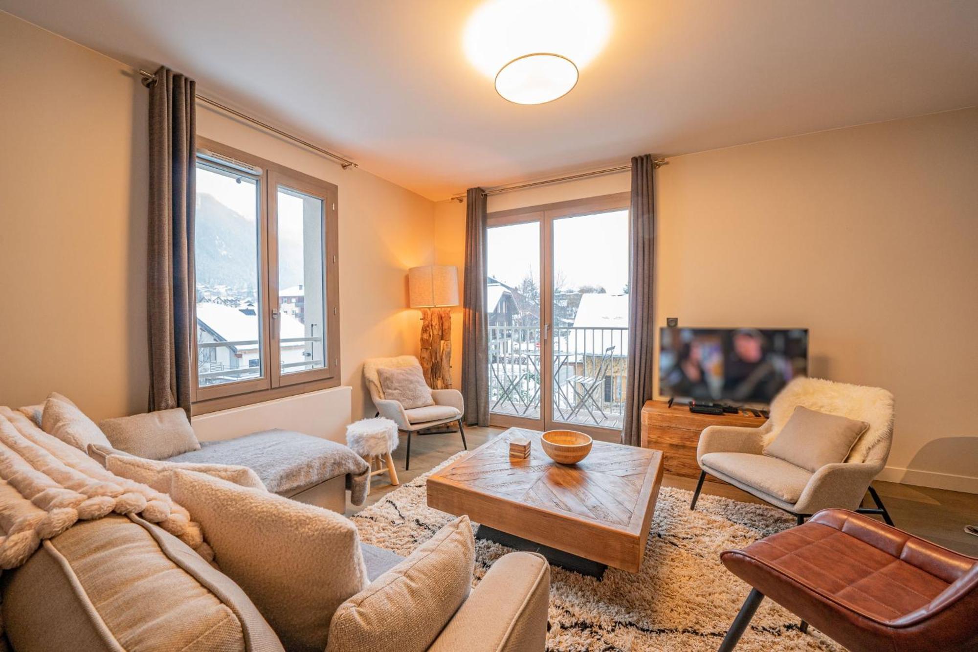 Perle Blanche - Brand New 2 Bedroom Apartment Perfectly Located Chamonix Bagian luar foto