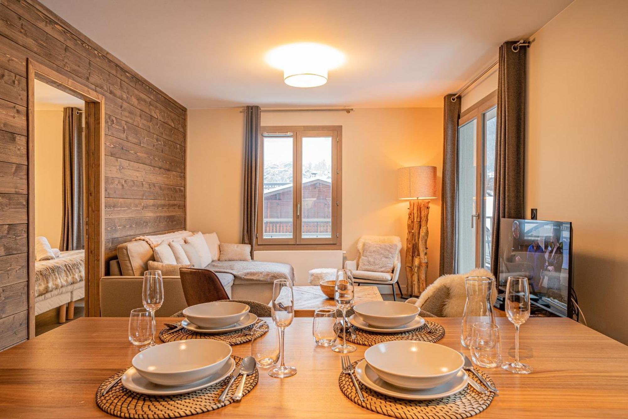 Perle Blanche - Brand New 2 Bedroom Apartment Perfectly Located Chamonix Bagian luar foto